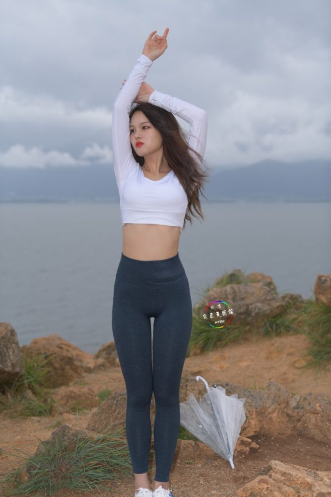 深蓝色瑜伽裤甜美女孩 J1320 514P2V-17.5GB-嘿次元