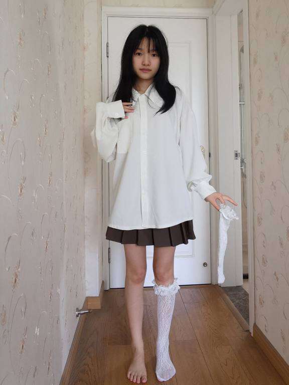 图片[1]-百褶裙可爱又大方的小姑娘【122P】20002-嘿次元