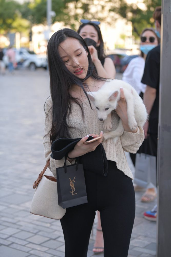 抱着小狗的漂亮女孩 J2106 136P-3.25GB-嘿次元