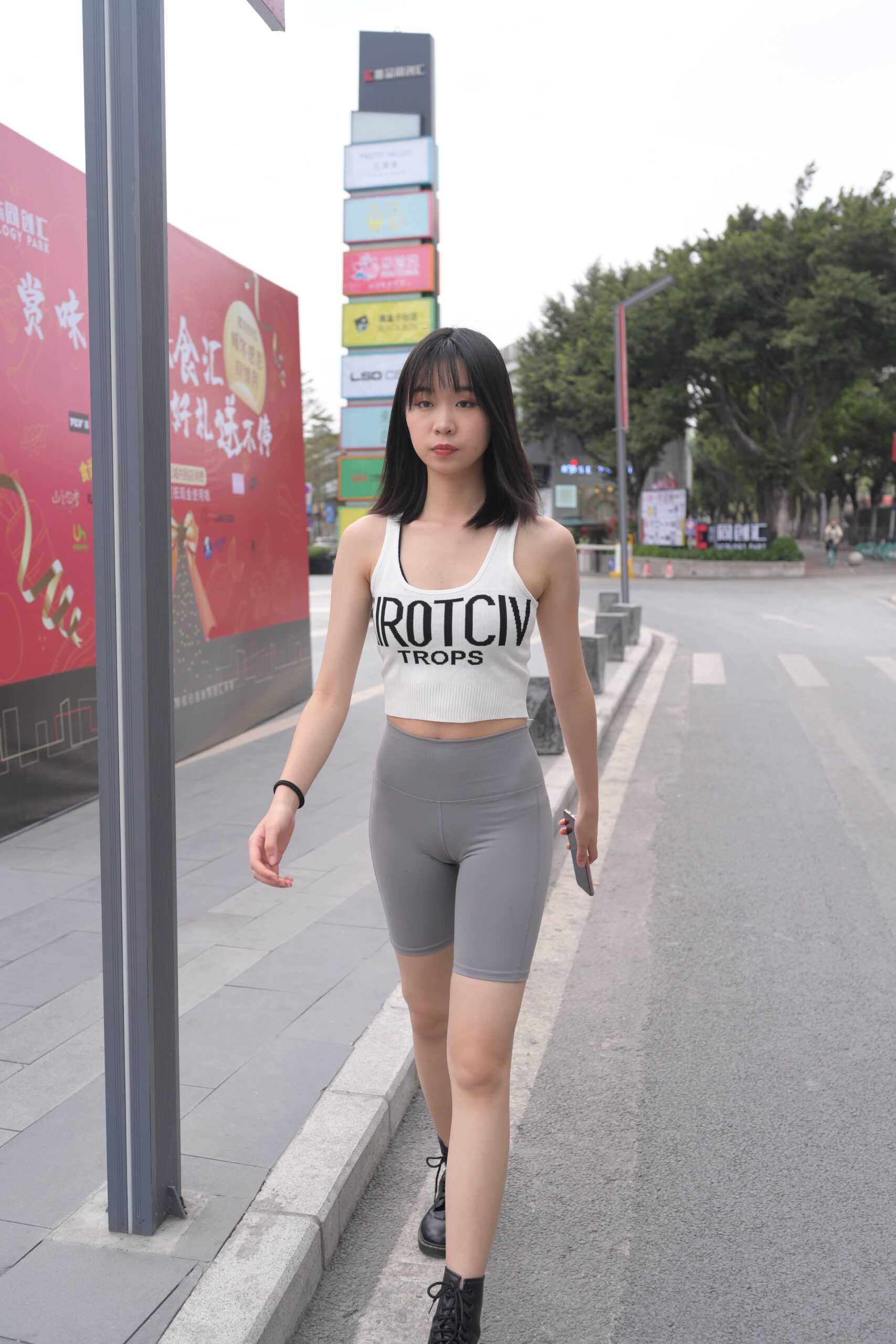 图片[5]-灰色紧身瑜伽裤MM [426P14V-14.3GB]-嘿次元